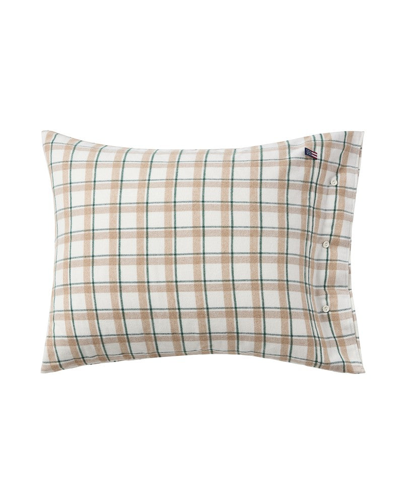 Lexington Checked Cotton Flannel Bettwäsche-Set aus Flanell