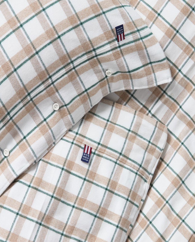 Lexington Checked Cotton Flannel Bettwäsche-Set aus Flanell