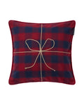 Lexington Wrapped Checked Organic Flannel Kissenhülle
