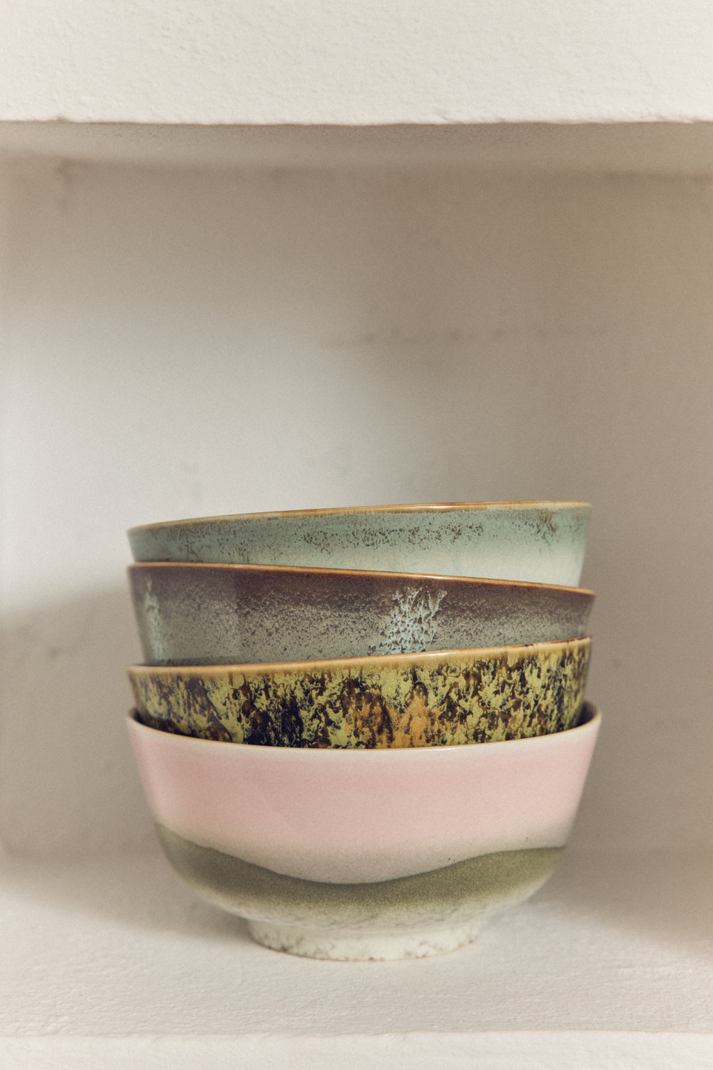 HKliving 70's Ceramics Ramen-Bowl – Stoneware, 2er Set