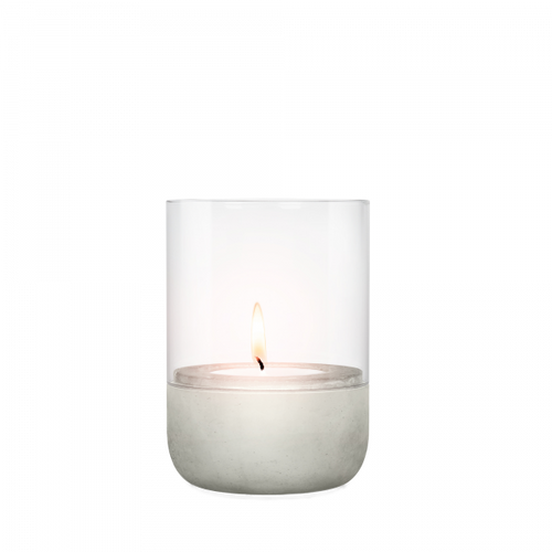 blomus CALMA Windlicht aus Beton und Glas