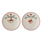 Bloomingville Yule Teller Steingut 2er- Set