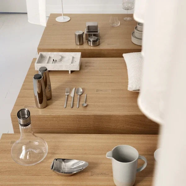 blomus SABLO Teekanne mit Edelstahlfilter – Steingut