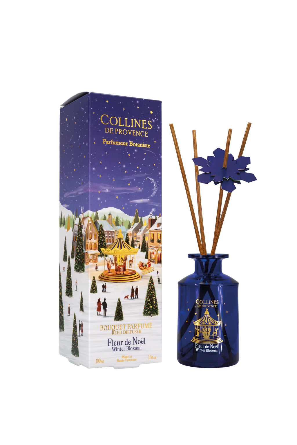 Collines de Provence Noël Winterblüten Raumduft-Diffusor inkl. Duftstäbchen