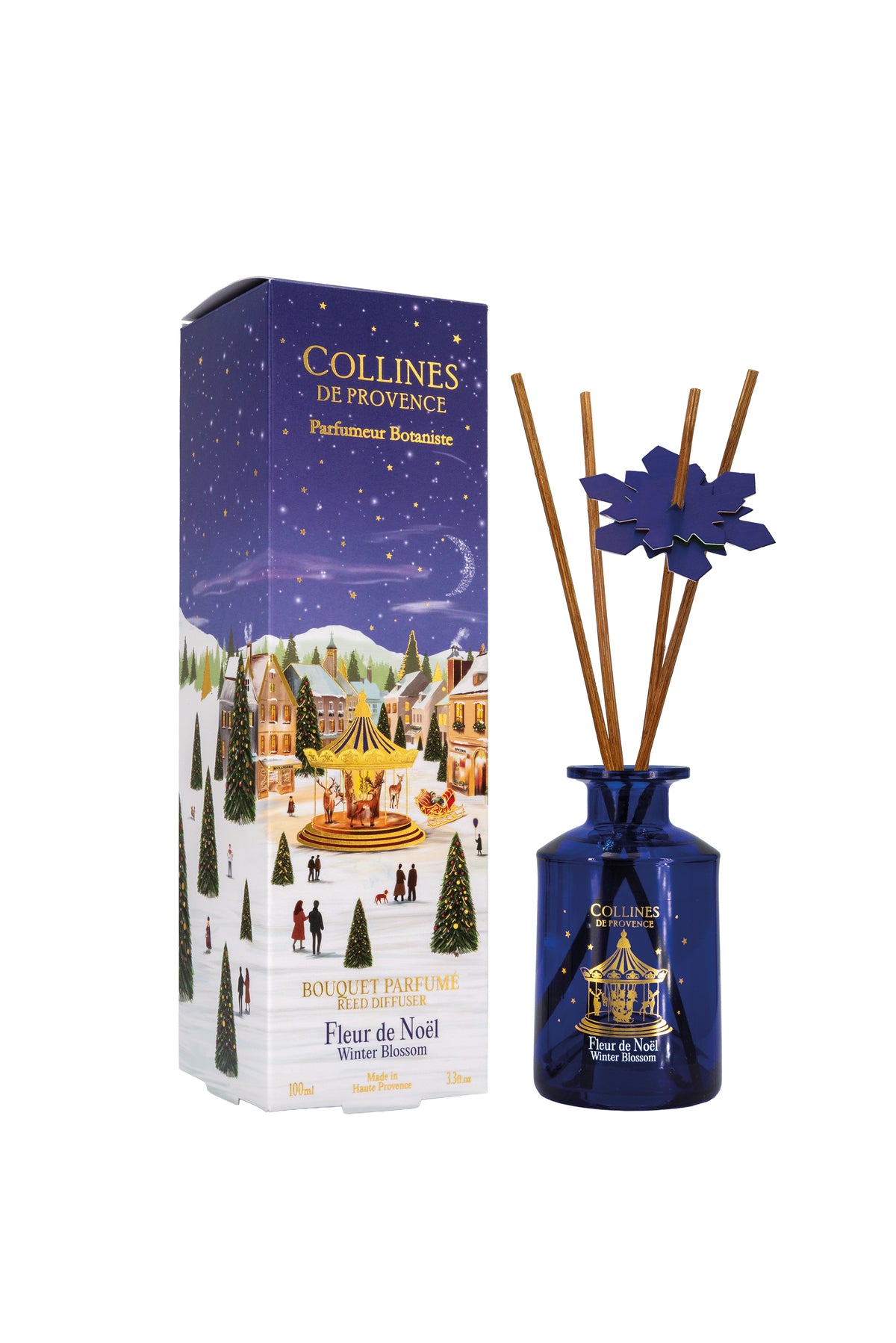 Collines de Provence Noël Winterblüten Raumduft-Diffusor inkl. Duftstäbchen