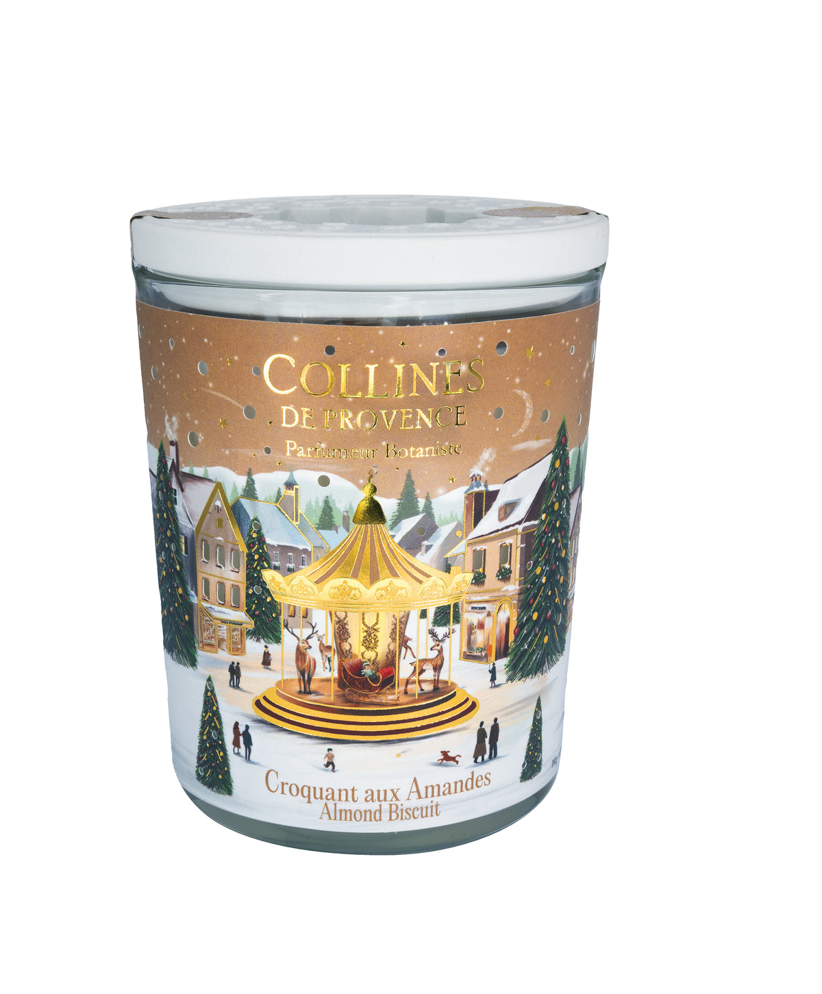 Collines de Provence Noël Mandelkrokant parfümierte Kerze 180g