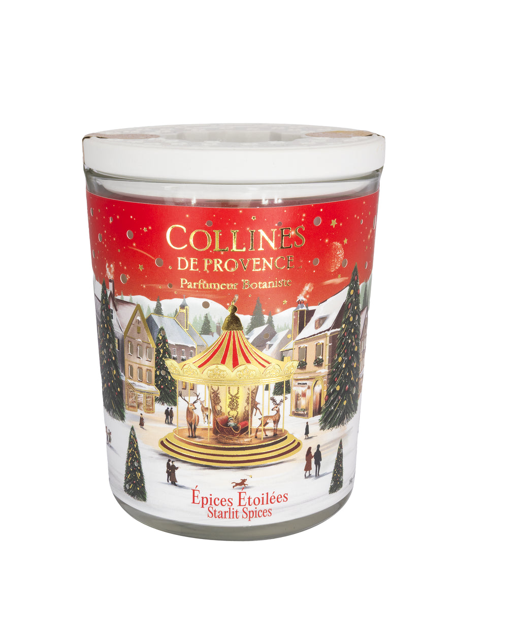 Collines de Provence Noël Gewürzsterne parfümierte Kerze 180g