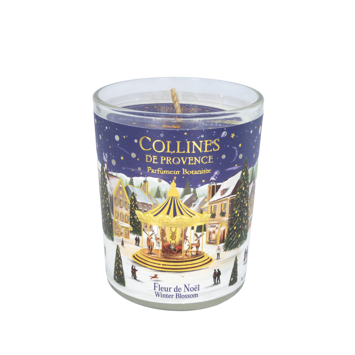 Collines de Provence Noël Winterblüten parfümierte Kerze 75g