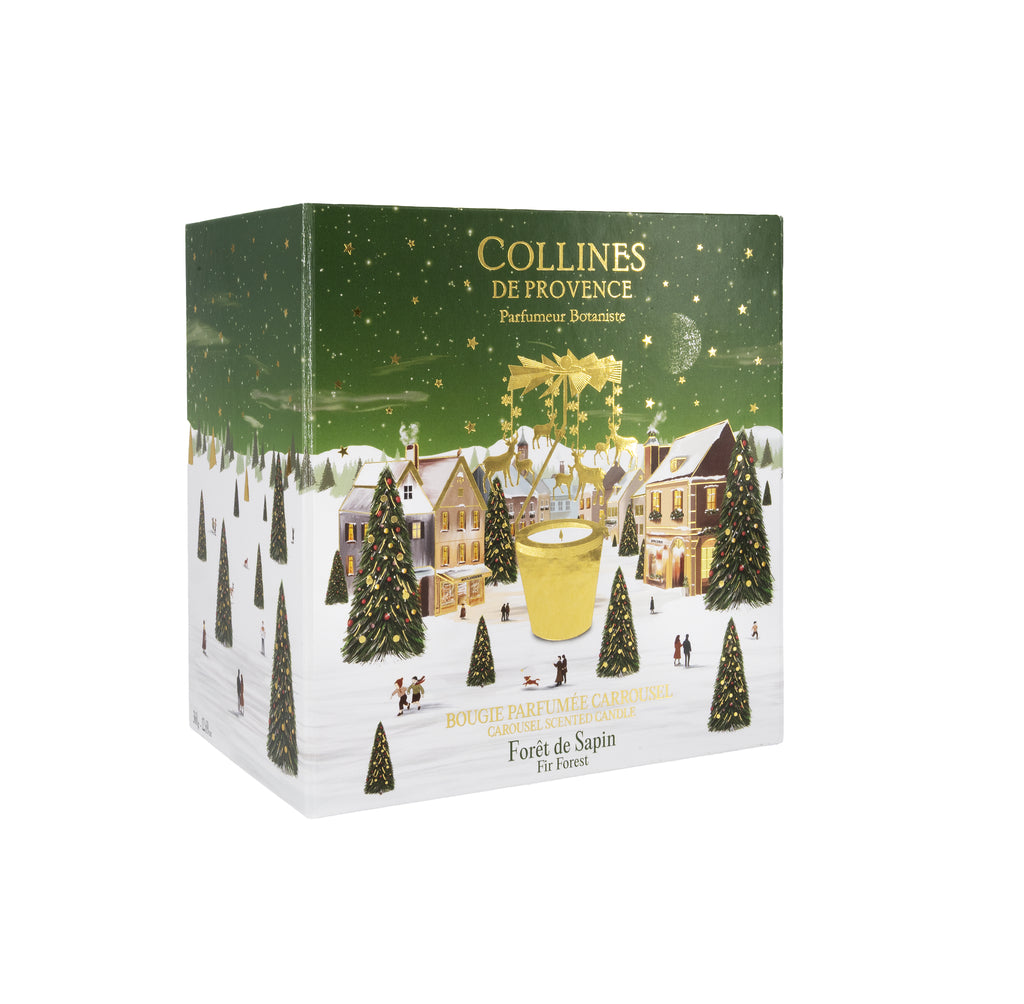 Collines de Provence Noël Tannenwald Parfümierte Kerze Karussell 360g