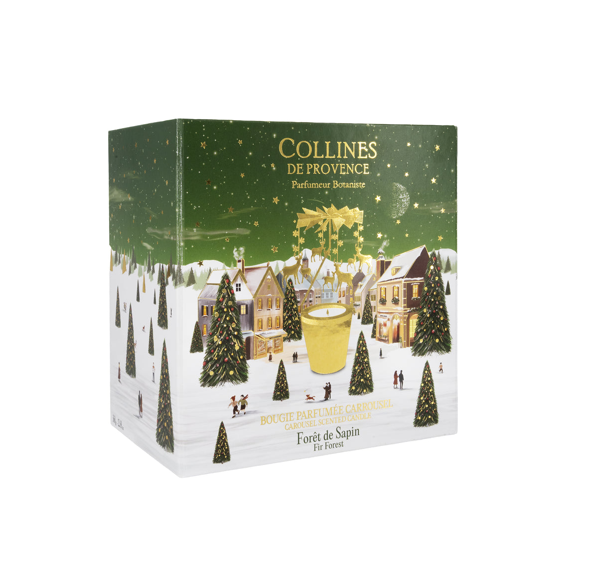 Collines de Provence Noël Tannenwald Parfümierte Kerze Karussell 360g