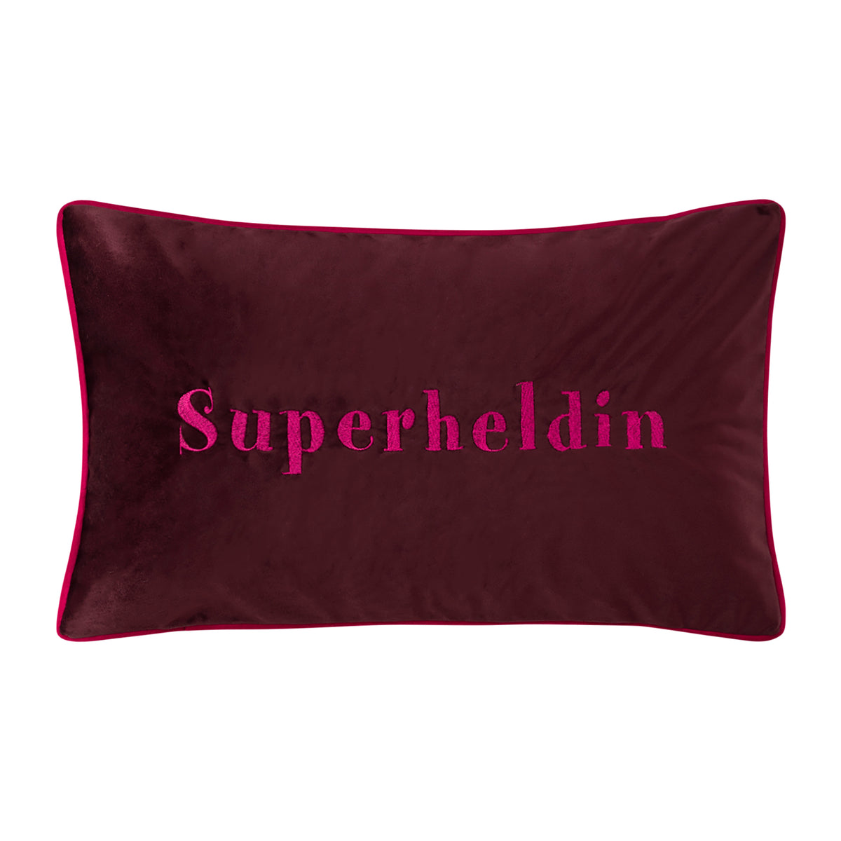 pad LETTERS Kissenhülle „Superheldin“ – Statement-Kissen