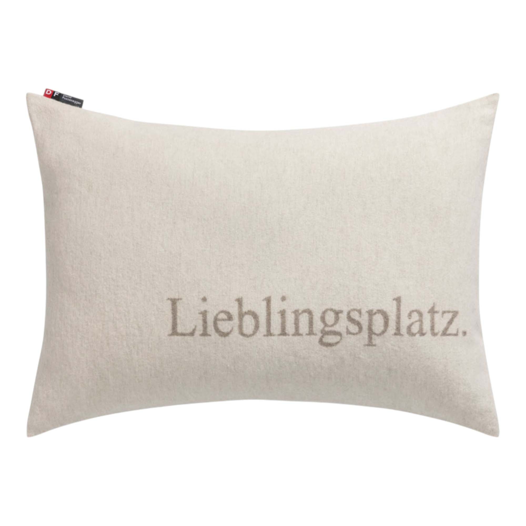 David Fussenegger SILVRETTA Kissenhülle Lieblingsplatz – Wolle